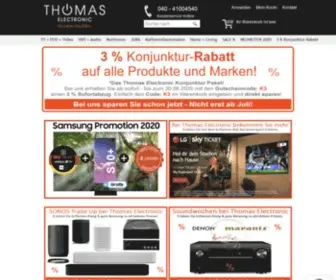 Thomas-Electronic-Online-Shop.de(Thomas Electronic Onlineshop) Screenshot