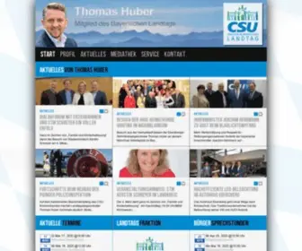 Thomas-Huber.info(Herzlich Willkommen) Screenshot