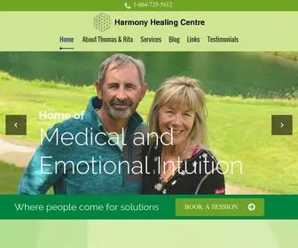 Thomas-Moore.com(Harmony Healing) Screenshot