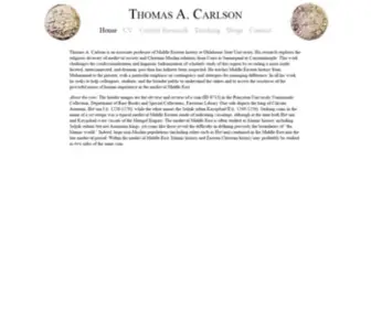 Thomasacarlson.com(Thomas A) Screenshot