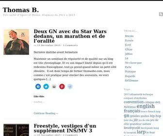 Thomasbe.com(Thomas B) Screenshot