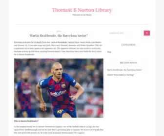 Thomasbnortonlibrary.com(THOMAS B) Screenshot