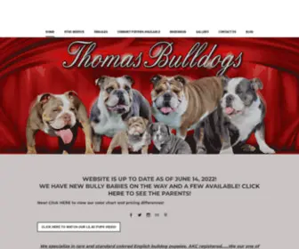 Thomasbulldogsofohio.com(Thomasbulldogsofohio) Screenshot