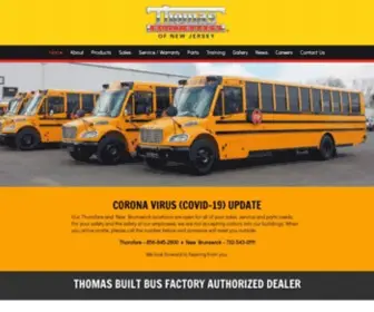 Thomasbusnj.com(Thomas Built Buses of New Jersey) Screenshot