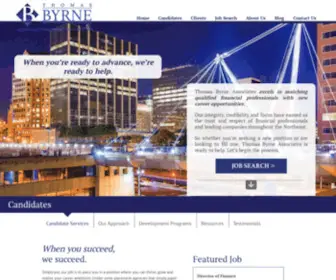 Thomasbyrne.com(Accounting & Finance Employment Specialists) Screenshot