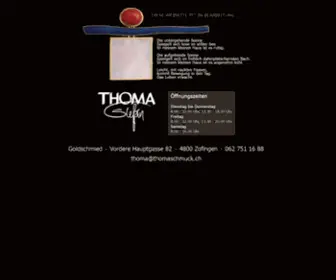 Thomaschmuck.ch(Thoma Goldschmied) Screenshot