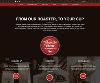 Thomascoffee.com(Thomas Coffee) Screenshot