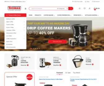 Thomascoffeemakers.com(Coffee Makers and Accessories) Screenshot