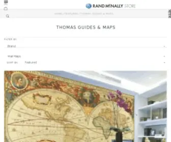 Thomas.com(The Rand McNally Store features globes) Screenshot