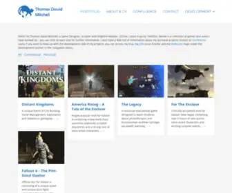 Thomasdavidmitchell.com(My Portfolio) Screenshot