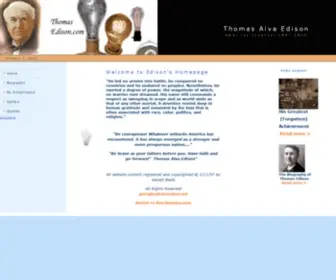 Thomasedison.com(Thomas Edison) Screenshot