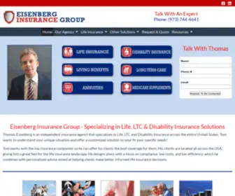 Thomaseisenberg.com(Eisenberg Agent Insurance Group) Screenshot