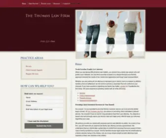 Thomasfamilylawfirm.com(Lawyer) Screenshot