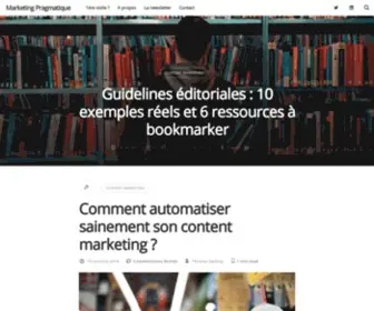 Thomasgadroy.fr(Marketing Pragmatique) Screenshot