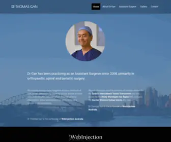 Thomasgan.com.au(Dr Thomas Gan) Screenshot