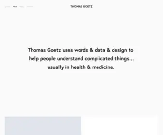 Thomasgoetz.com(Thomas Goetz) Screenshot