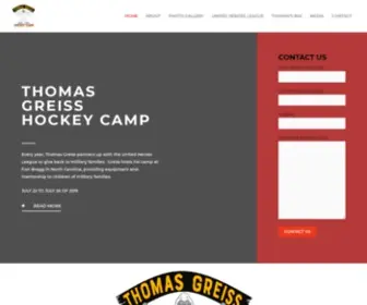 Thomasgreisshockeycamp.com(Thomas Greiss Hockey Camp) Screenshot