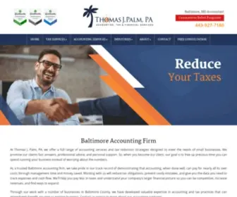 ThomasjPalm.com(MD Tax Accountants) Screenshot