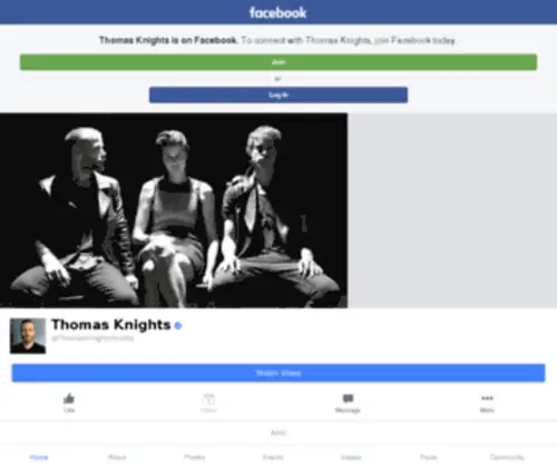 Thomasknights.com(Thomas Knights) Screenshot