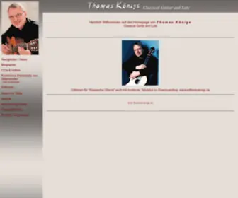 Thomaskoenigs.de(Albéniz) Screenshot