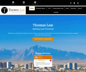 Thomaslawaz.com(Thomas Law) Screenshot