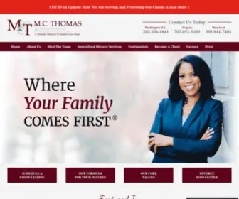 Thomaslawdc.com(Washington DC Divorce Lawyer) Screenshot