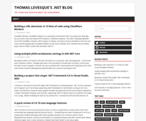 Thomaslevesque.com(Thomas Levesque's .NET Blog) Screenshot