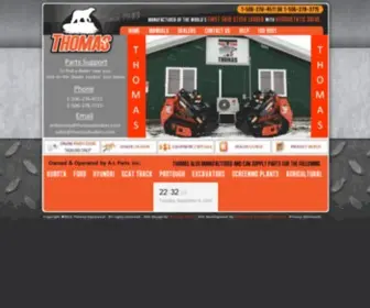 Thomasloaders.com(Thomas Equipment) Screenshot