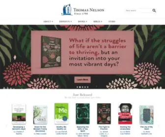 Thomasnelson.com(Thomas Nelson) Screenshot