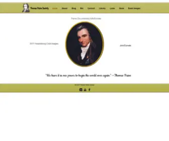 Thomaspainesociety.org(Thomas Paine Society) Screenshot