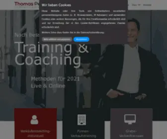 Thomaspelzl.de(Thomas Pelzl Verkaufstraining) Screenshot