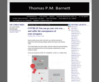 Thomaspmbarnett.com(Thomas P.M) Screenshot