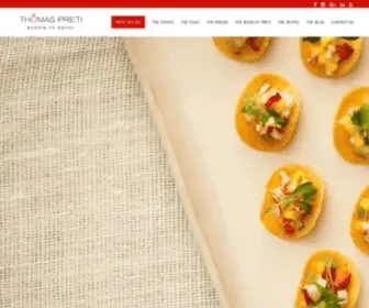 Thomaspreti.com(Thomas Preti Events to Savor) Screenshot