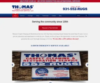 Thomasrestoration.com(Clarksville, TN) Screenshot