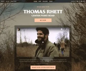 Thomasrhett.com(Thomas Rhett) Screenshot