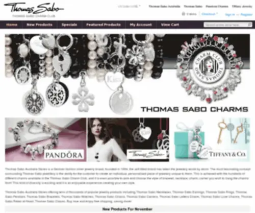 Thomassabosaleau.com(Thomas Sabo Australia Online Shop) Screenshot