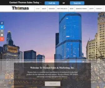 Thomassalesinc.com(Thomas Sales and Marketing) Screenshot