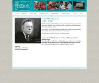 Thomassillfoundation.com(Thomas Sill Foundation) Screenshot