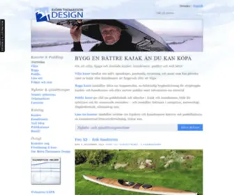 Thomassondesign.com(Bygg en bättre kajak än du kan köpa) Screenshot