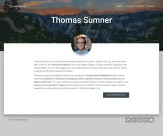 Thomassumner.com(Thomas Sumner) Screenshot