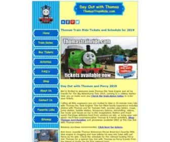 Thomastrainride.com(Get tickets for Thomas Train Ride 2021. Day Out with Thomas) Screenshot