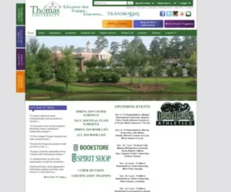 Thomasu.edu(Thomas University) Screenshot