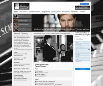 Thomasverheul.nl(Ook als muziekduo met saxofonist) Screenshot