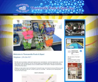 Thomasvillepoolsandspas.com(Thomasville Pools & Spas Inc) Screenshot
