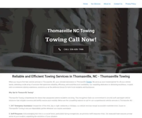 Thomasvilletowing.com(Thomasvilletowing) Screenshot