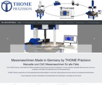 Thome-Praezision.de(Handgeführte Messmaschine) Screenshot