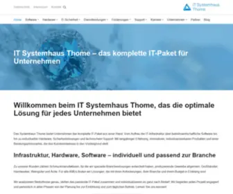 Thome.de(IT-Sytemhaus Friedrich Thomé) Screenshot