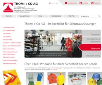 Thomi.com(Thomi + Co AG) Screenshot