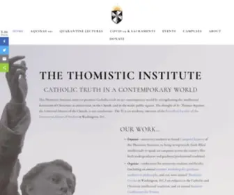 Thomisticinstitute.org(The Thomistic Institute) Screenshot