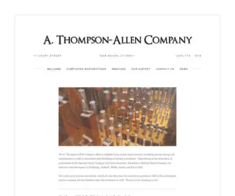 Thompson-Allen.com(Thompson-Allen Company) Screenshot